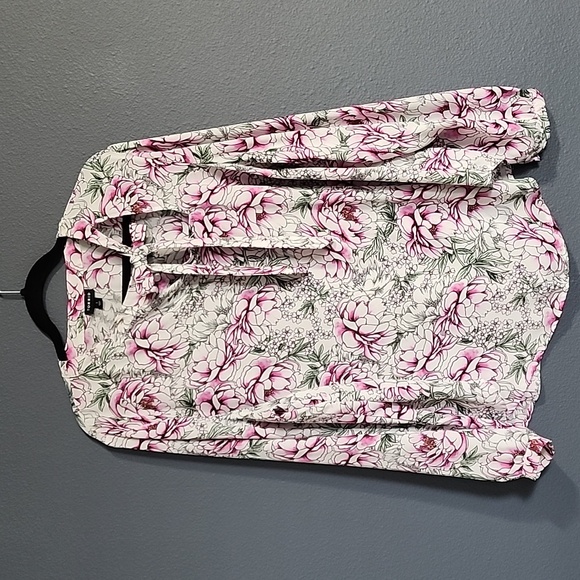 #58 Torrid Georgette Bow Tie Blouse - Picture 4 of 9